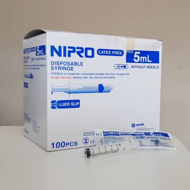 Syring Nipro 5Ml 1กล่อง 100ชิ้น