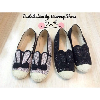 Flat Shoes Rabbit ผ้ากิสเตอร์วิ้ง Free Ems