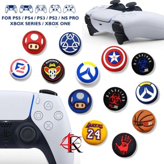 [4Khao.s] 1/2  ซิลิโคน อนาลอคจอย Silicone Grip Controller for PS5 / PS4 / PS3 / PS2 / Xbox Series / Xbox / Joy Pro