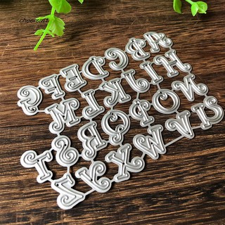 【CHE】&amp;Capital Alphabet Letter Metal Cutting Die DIY Scrapbooking Paper Cards Stencil