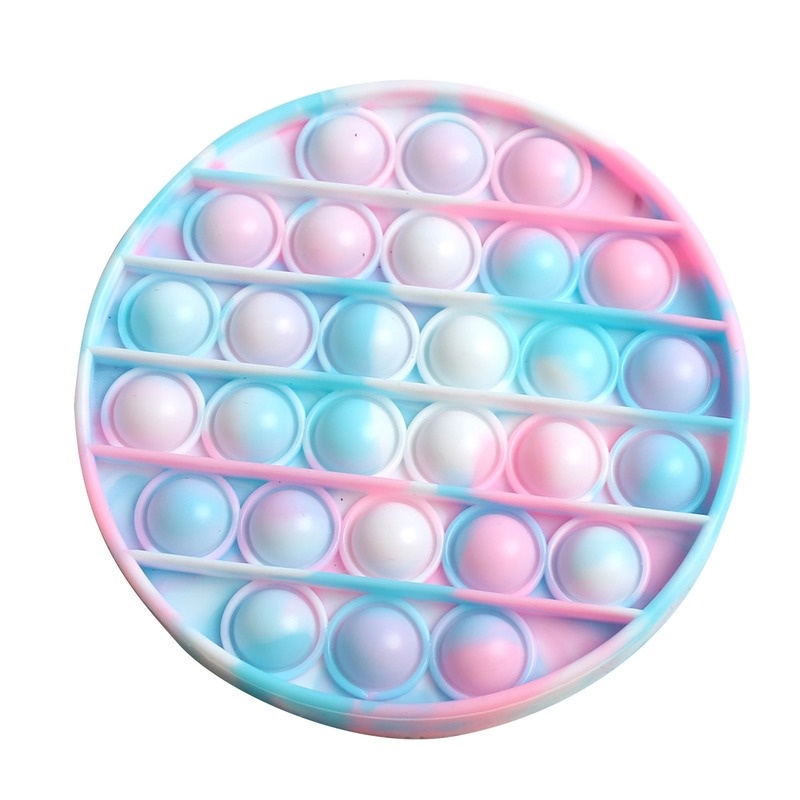 ของเล่น Pop It Bubble Fidget Tie-Dye Pops Fidget It Sensory สําหรับเด็ก ...