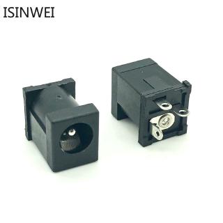 10 ชิ้น dc - 012 a 5 . 5x2 . 1 มม. dc power jack ซ็อกเก็ตเชื่อมต่อ dc 012 a แนวตั้ง 3pin 5 . 1