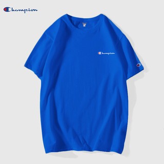 Champion เสื้อยืดแขนสั้น คอกลม ทรงหลวม แฟชั่นสำหรับผู้หญิง CH00500S-5XL