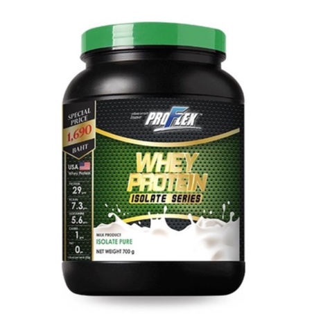 Proflex Whey Protein Isolate Pure โปรเฟล็กซ์ เวย์โปรตีน ไอโซเลท สร้างกล้ามเนื้อ กระชับรูปร่าง ขนาด 7