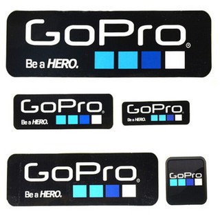 สติ๊กเกอร์ติดกล้อง GoPro Hero โลโก้ 10 ชิ้น