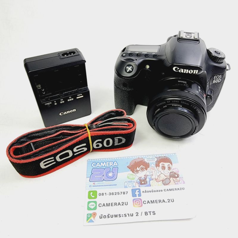 กล้อง Canon EOS 60D + 50mm f1.8 STM