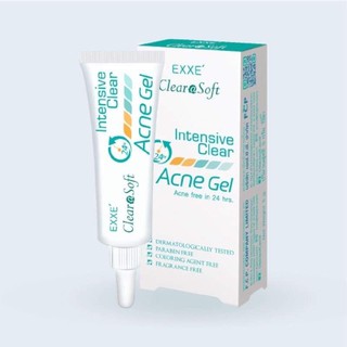 EXXE Clearasoft Intensive clear acne gel เจลแต้มสิว จาก Clearasoft ขนาด 5g.