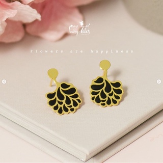 FAIRY TALES - Wonderland Earrings ต่างหูแฟชั่น รูปดอกไม้ เรียบง่าย หรูหรา สไตล์เกาหลี สำหรับผู้หญิง