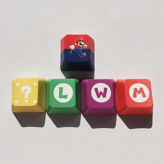 【keycap】ปุ่มกดคีย์บอร์ด Super Mario PBT OEM R4 ESC สีแดง