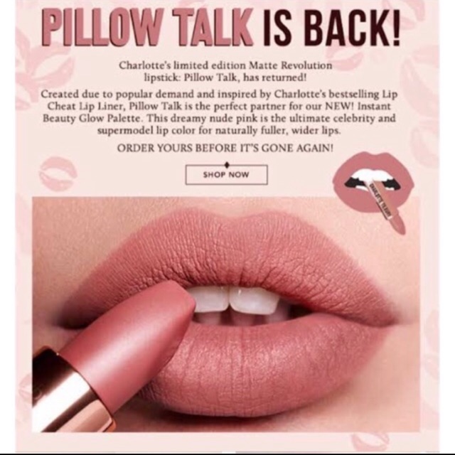 Charlotte tilbury สีpillow talk **No box**