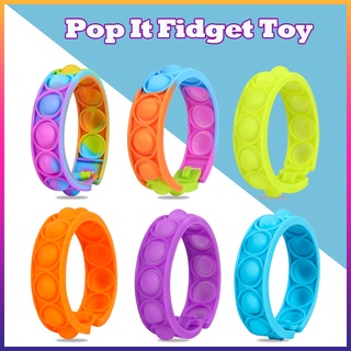 ของเล่น Pop It Fidget Toy Pop It Watch Watch สําหรับเล่นคลายเครียด