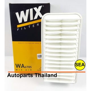 ไส้กรองอากาศ WIX สำหรับ TOYOTA ALTIS LIMO ปี 01-07  WA6785 (1ชิ้น)