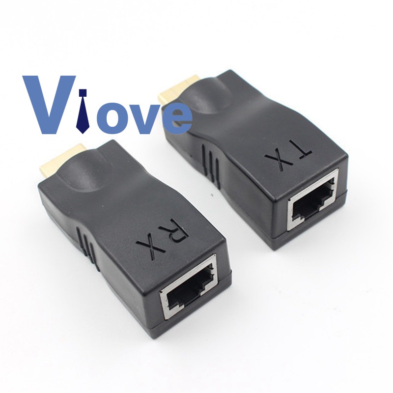 4K 3D HDMI 1.4 30M ถึง RJ45 Over Cat 5e/6 อะแดปเตอร์ LAN Ethernet