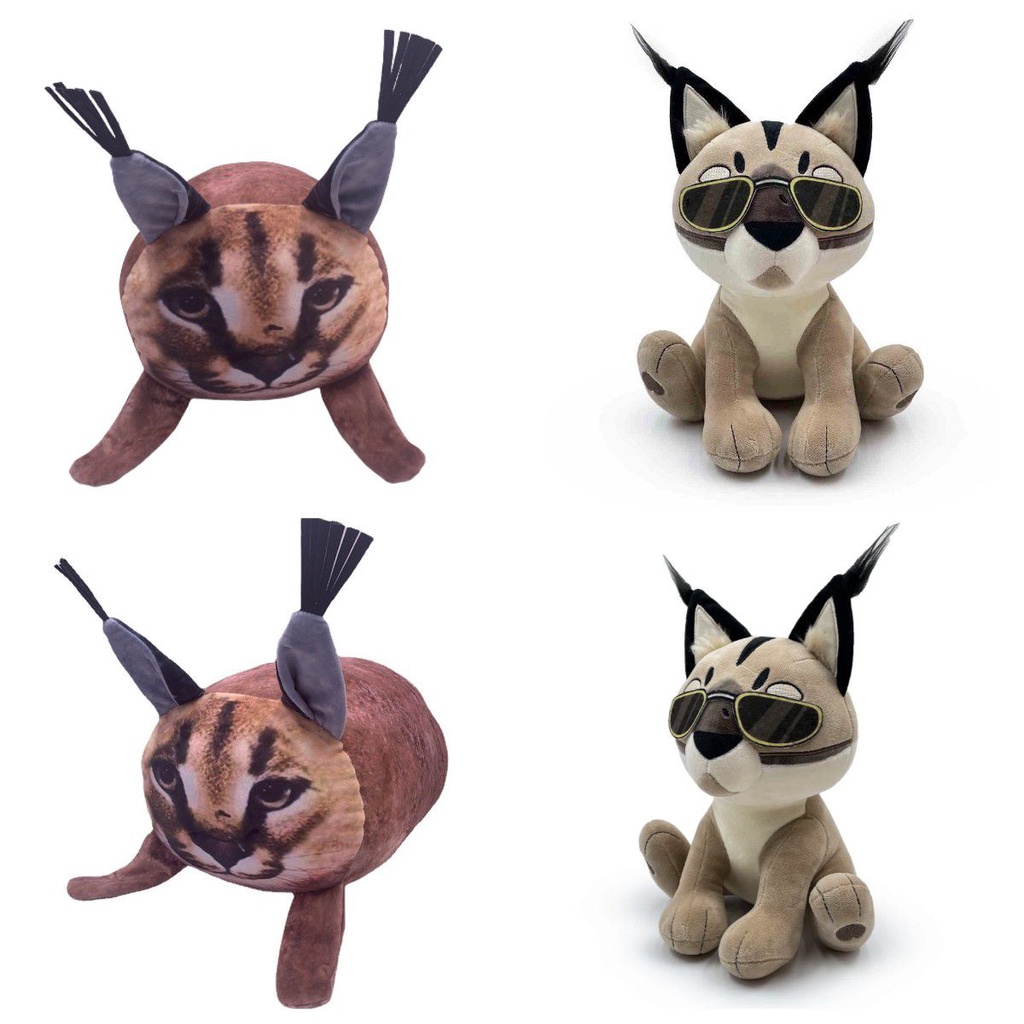 19cm Raise A Floppa Plush Lynx Cat Cube Toy Super Soft Caracal Gift for  Fans Cute Stuffed Cartoon 3D Dolls Kid Christmas Gift