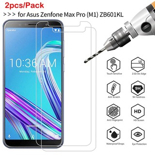 ฟิล์มกระจกนิรภัยสำหรับ Asus Zenfone Max Pro M1 ZB601KL ZB602KL 2 ชิ้น / แพ็ค Tempered Glass