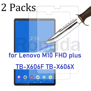 ฟิล์มกระจกนิรภัยกันรอยหน้าจอ 9H 2 ชิ้น สําหรับ Lenovo Tab M10 Plus FHD 10.3 นิ้ว TB-X606F X606X