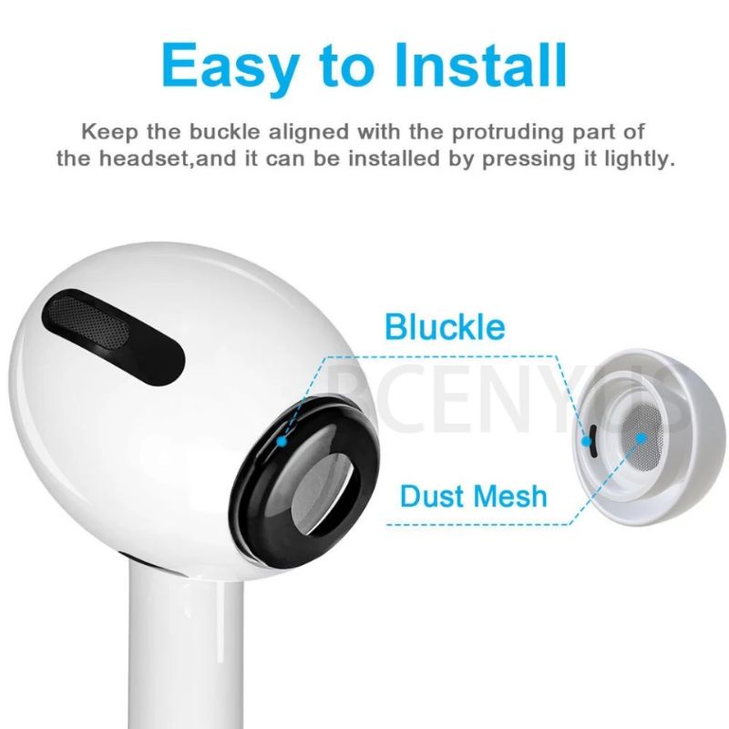 (1 set / 1 size =2ชิ้น พร้อมกล่องเก็บ)ซิลิโคนหูฟัง A i r P o d s P r o นิ่ม กระชับ เปลี่ยนแทนของเดิมได้เลย