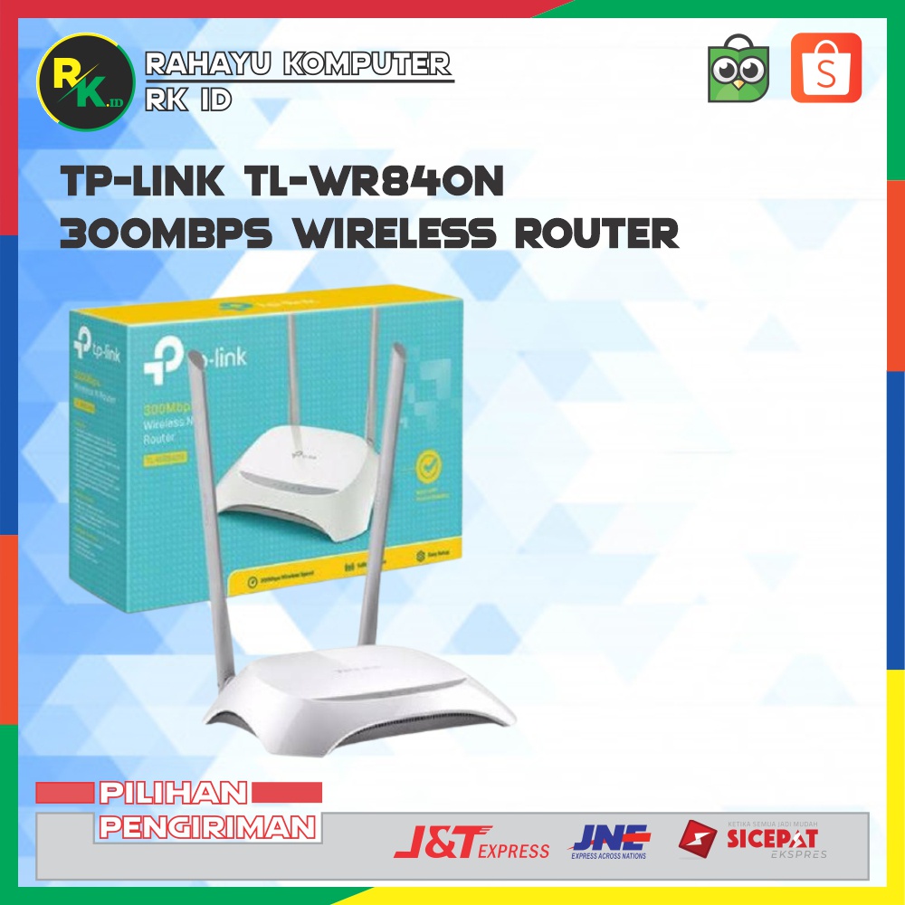 Tp-Link TL-WR840N 300Mbps Wireless N เราเตอร์ความเร็ว WiFi 840 840n wr840