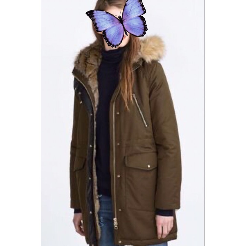 Zara coat size XS มือสอง สภาพใหม่ 90%ของแท้
