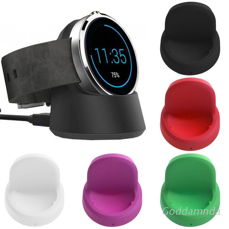 GODD  For Motorola Moto 360 Smart Watch QI Wireless Charging Cradle Dock Charger Cable