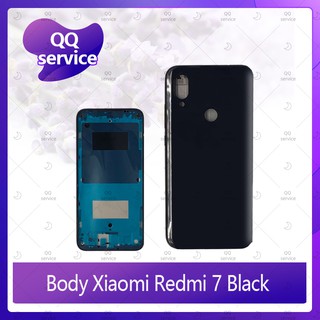 Body Xiaomi Redmi 7 อะไหล่บอดี้ เคสกลางพร้อมฝาหลัง Body อะไหล่มือถือ คุณภาพดี QQ service