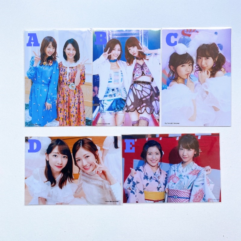 AkB48 Store Benefits Photo รูปแถมร้าน Watanabe Mayu and Kashiwagi Yuki 🦒🐰 Mayuki