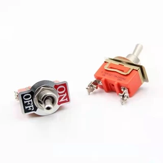 E-TEN1021 สวิทโยก 2 ทาง 12mm แบบก้านยาว ON-OFF switch สวิทซ์ปิดเปิด 15A 250V / 20A 125V สวิตช์ไฟ 12v