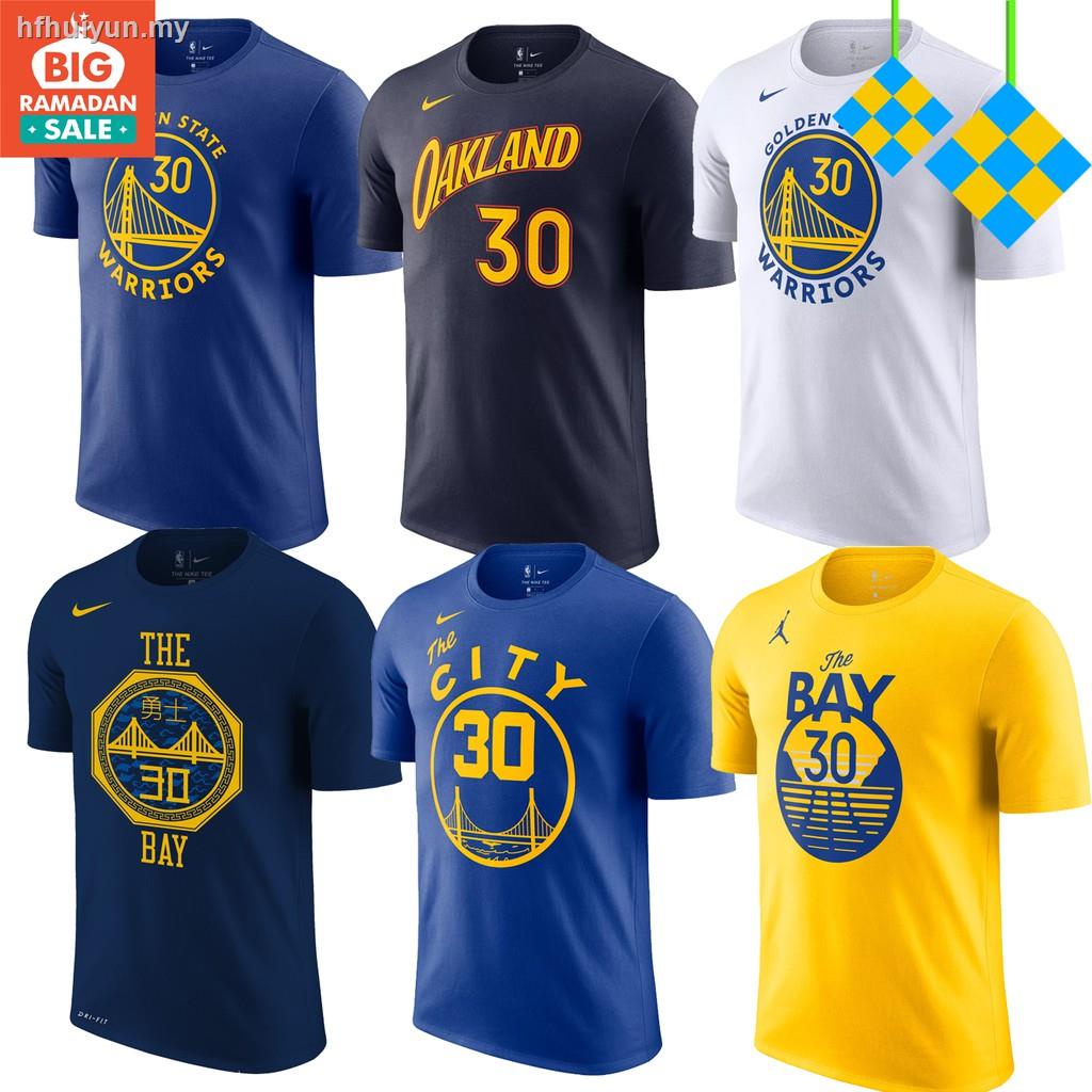 T-Shirt - Nike Nba Basketball Drifit Gametime Golden State Warriors No.30 Stephen Curry