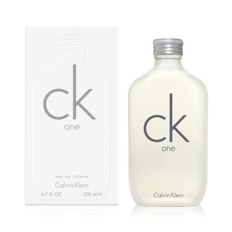 น้ำหอม CK ONE Eau de Toilette ซีเควัน ขนาด 15ML 200ML
