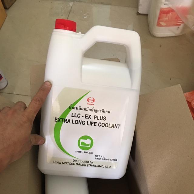 น้ำยาหม้อน้ำ Hino สูตร LLC Ex-PLUS พร้อมใช้