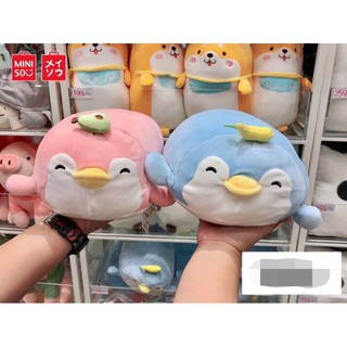 Miniso ตุ๊กตานุ่มนิ่ม เพนกวินตัวกลม