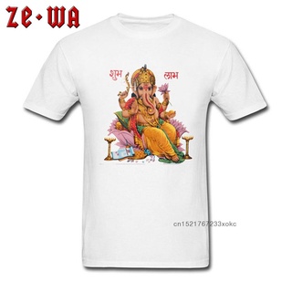 ขายดี!ขายดี เสื้อยืดลําลอง แขนสั้น คอกลม พิมพ์ลายพระพิฆเนศ Shiva Ganesha สีขาว สําหรับผู้ชาย NLkgca74PDjdho44S-5XL