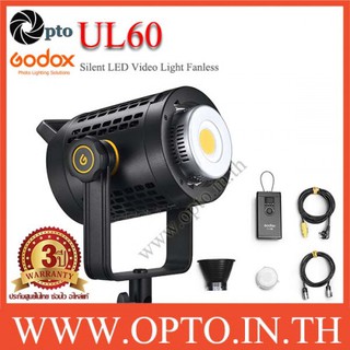 UL60 Silent LED Video Light Fanless ไฟต่อเนื่องไม่มีพัดลม ไม่มีเสียงรบกวน