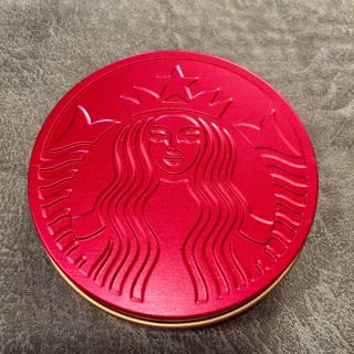 Starbucks Logo Tin Box Red Color