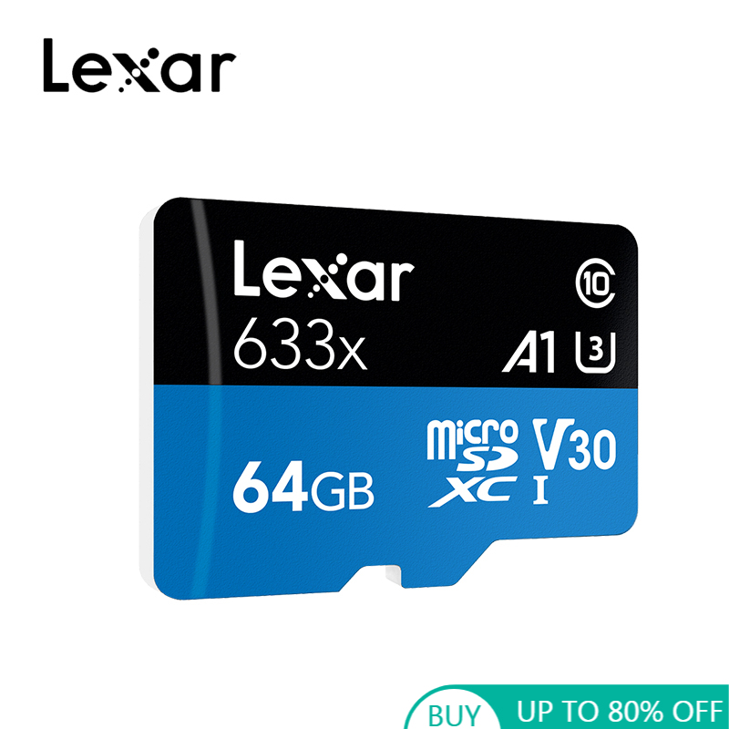 Lexar micro sd Card 633x 1000x 32GB 64GB 128GB 256GB 512GB Memory card