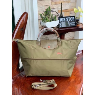 📮@1,490.-🔥🔥DUBBLE BONUS SALE 10% ➕🛒Free EMS🛒➕พวงกุญแจ💯LONGCHAMP LE PLIAGE CLUB TRAVEL BAG