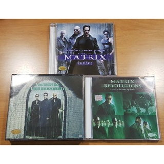 VCD Matrix ครบชุด 3 ภาค วีซีดี เดอะเมทริกซ์ ภาค 1-3 ของแท้ บรรยายไทย Sub Thai สำหรับนักสะสม Matrix Reloaded Revolution