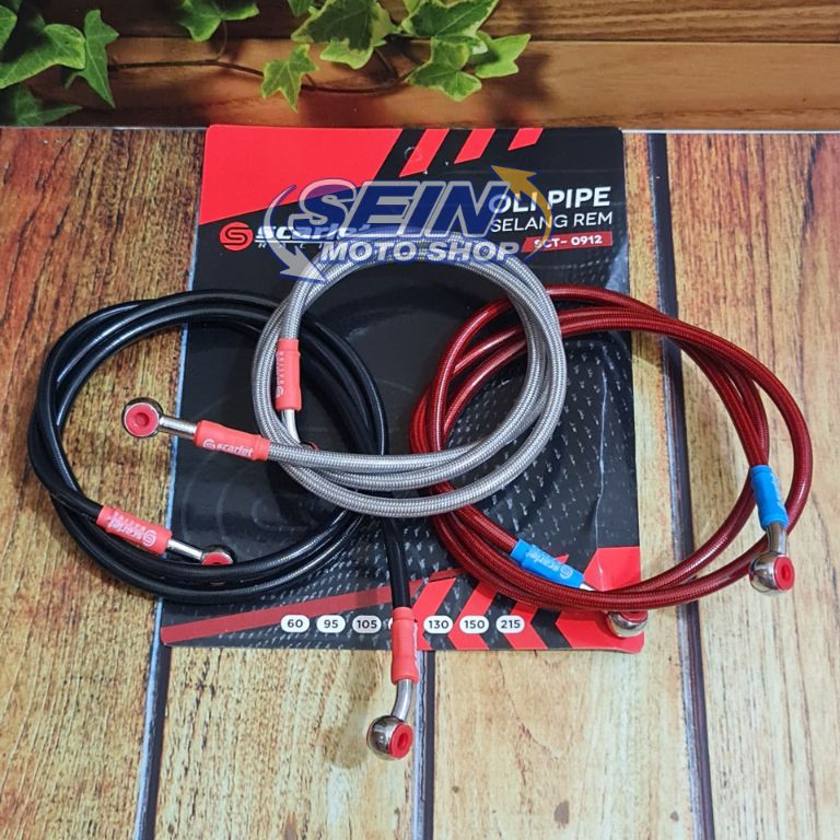 สายเบรค ท่อเบรคหน้า Nmax Pcx Trail Aerox Scarlet 130 Cm Crf Klx