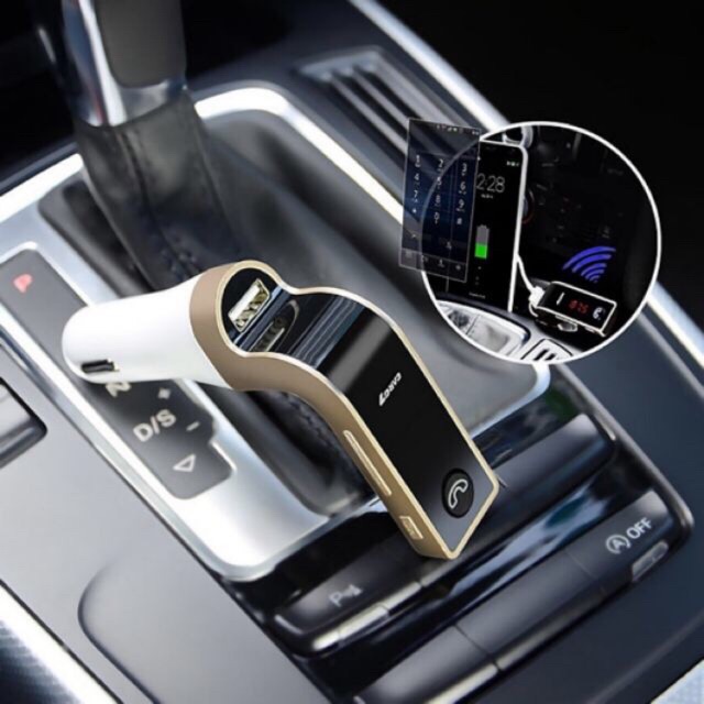 XSHOP CAR G7 รับสัญญานบลูทูธ รถยนต์ Bluetooth Car charger G7 FMtransmitter