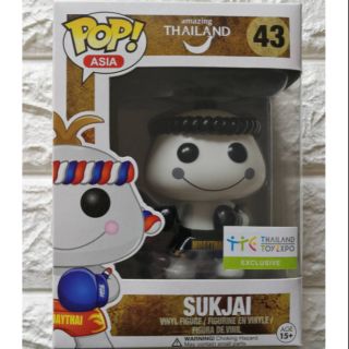 พร้อมส่ง! Funko Pop! Asia SUKJAI (Black &amp; White) Amazing Thailand #43 มือหนึ่ง