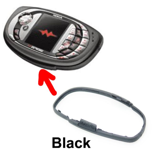 ส่งฟรี!!!! ขอบยาง nokia n-gage qd  เอนเกจ คิวดี rubber​ N-gage QD
