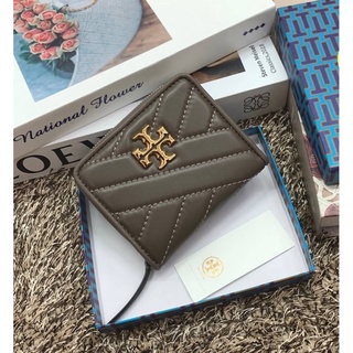 TORY BURCH KIRA CHEVRON ZIP CONTIEANTAL WALLET