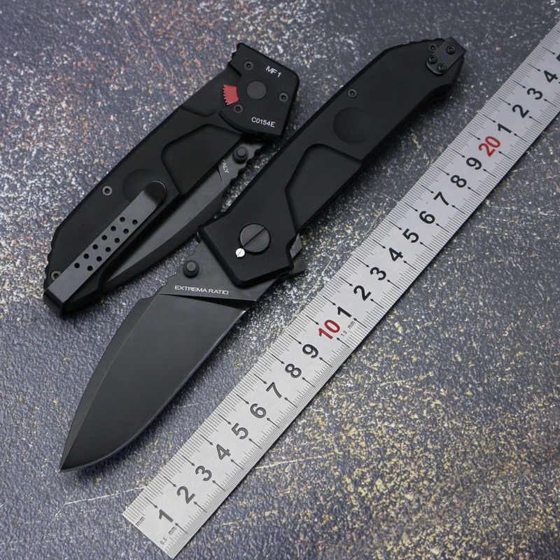 Customized OME MF1 folding knife N690 blade 6061T6 aluminum handle caming multifunction trekking ock