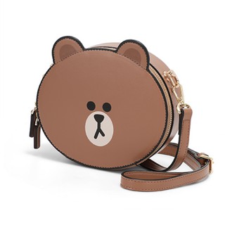 กระเป๋าสะพายข้าง Mexican รุ่นหมีบราวน์ไลน์เฟรนด์ Mexican Line Friends Shoulder Bag Messenger Bag