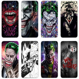 เคสโทรศัพท์ ซิลิโคน TPU แบบนิ่ม ลาย joker สำหรับ Samsung Galaxy Grand Prime A3 2017 J6 2018 Plus J5 2017 J8 2018