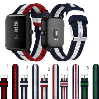 AMAZFIT Xiaomi Huami Amazfit Bip Youth นาฬิกาข้อมือสปอร์ตสายไนล่อน 20 มม .