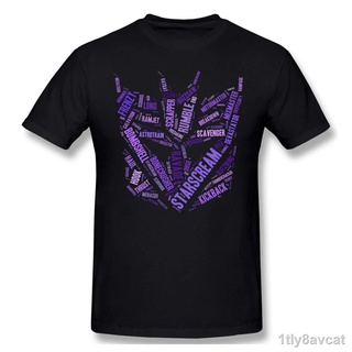 Decepticon Transformers Printed Mens Summer Short Sleeve T-Shirt Loose Cotton