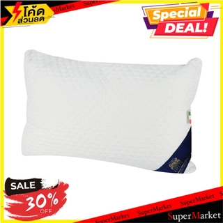 หมอนหนุน LOTUS ITALIAN MICRO VISCO 17X27 นิ้ว สีขาว หมอนหนุน PILLOW LOTUS ITALIAN MICRO VISCO 17X27 WHITE