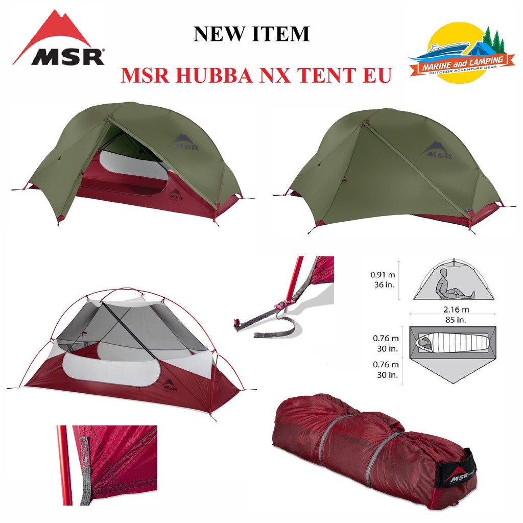 Msr Mutha Hubba Nx Green เต นท เด นป า ขนาดนอน 3 คน ร นล าส ดจาก Msr ว สด ท งส วนผ าและเสาอะล ม เน ยม ราคาท ด ท ส ด