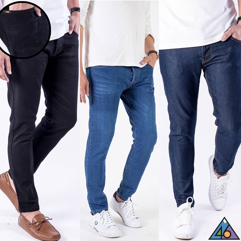 กางเกงยีนส์ขายาวผู้ชายผ้ายืดขาเดฟ ผ้ายืด ทรงสวย skinny men jeans